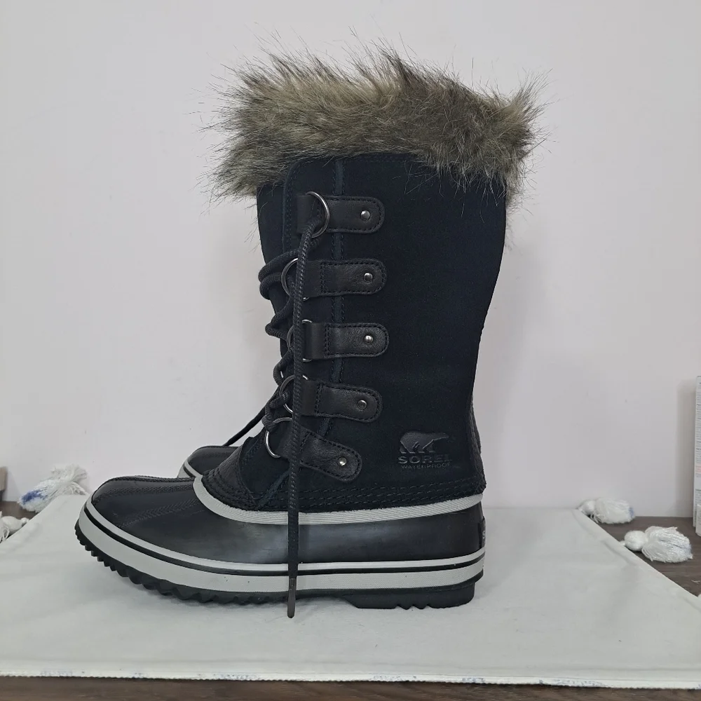 Sorel joan of arctic waterproof boot black 7 NWT